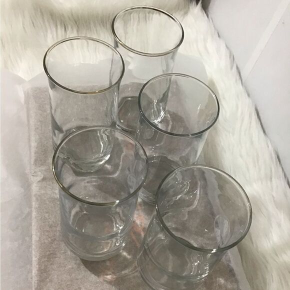 Avon Mrs Albee Logo Drinking Glasses 6 Piece Set - Picture 6 of 6